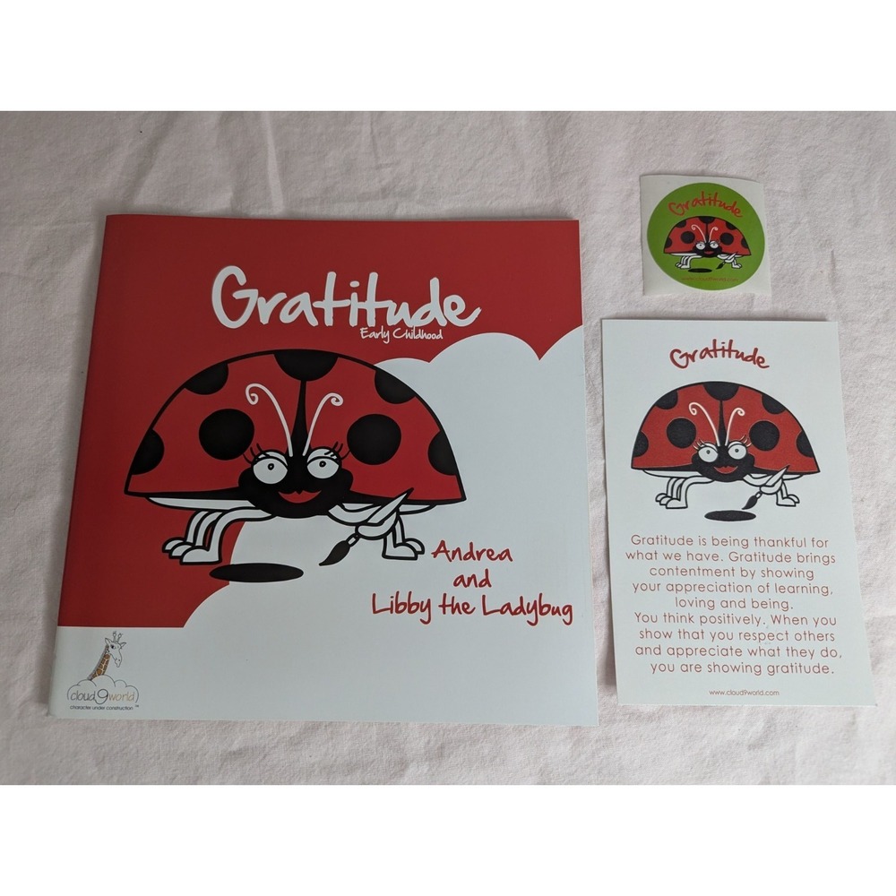 Home School Teachers Cloud 9 world character‎ book GRATITUDE kindergarten -1st
